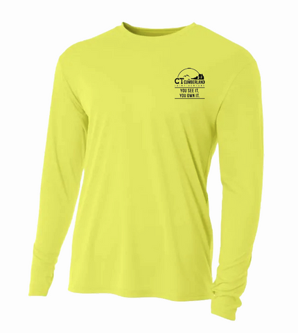 Safety Long Sleeve Dri-fit  Shirt (CT Cumberland)