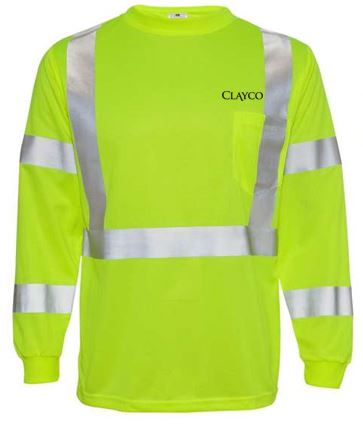 Kishigo - Long Sleeve Class 3 T-Shirt (JOBSITE REQUIRED, see DISCLAIMERS)