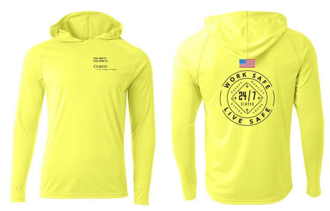 Cooling Performance Long Sleeve Hooded Tee