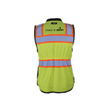 Kishigo Women's Hi Vis Heavy Duty Safety Vest (CJ Adventures SSN)