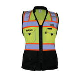 Kishigo Women's Hi Vis Heavy Duty Safety Vest (PPE-EKI)