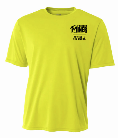 Safety Short Sleeve Dri-fit Shirt (Project Miner)