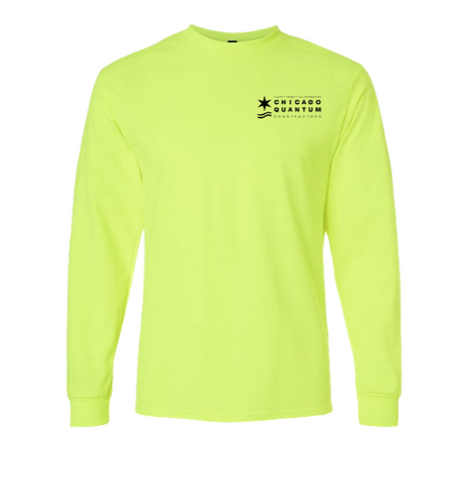 Safety Long Sleeve Shirt (Chicago Quantum Constructors)