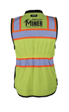 Kishigo Women's Hi-Viz Heavy Duty Safety Vest (Project Miner)