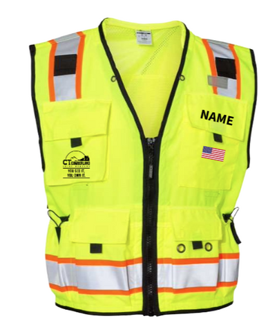 Kishigo Hi-Viz Safety Vest (CT Cumberland)